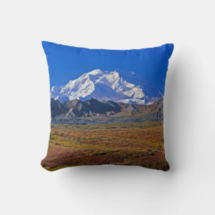 Cojín Decorativo Mt. Parque Nacional McKinley Denali , Alaska