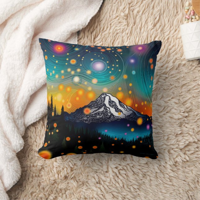 Cojín Decorativo Mt. Rainier Starry Sky (Manta)