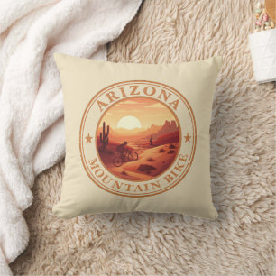 Cojín Decorativo Mtb Az Sedona - Bicicleta de Montaña Arizona