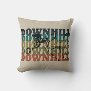 Cojín Decorativo MTB Downhill Bicicleta de Montaña