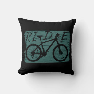 Cojín Decorativo MTB Downhill Vintage - Paseo en bicicleta de monta