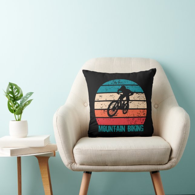 Cojín Decorativo MTB en bicicleta de montaña (Silla)