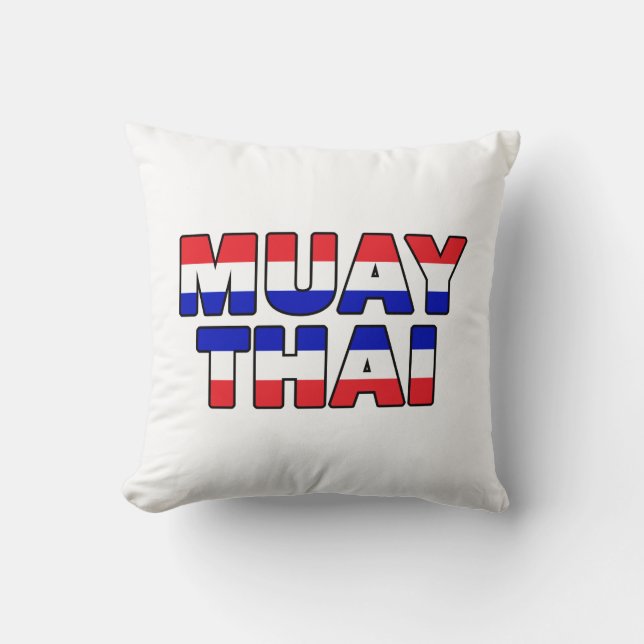 Cojín Decorativo Muay Thai (Anverso)