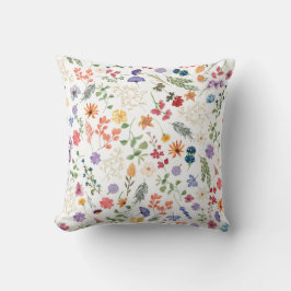 Cojín Decorativo Muchas flores coloridas para decorar tu hogar