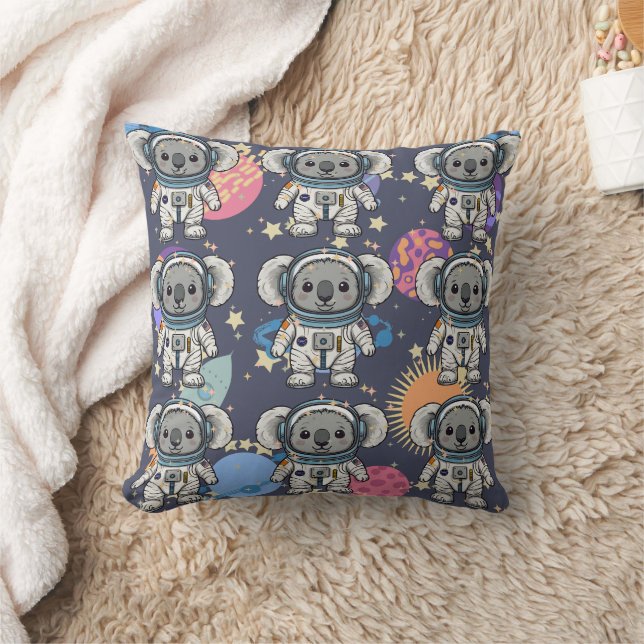 Cojín Decorativo Muchos Personalizados astronautas de Koala imprime (Manta)