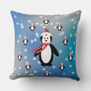 Cojín Decorativo Muchos pingüinos