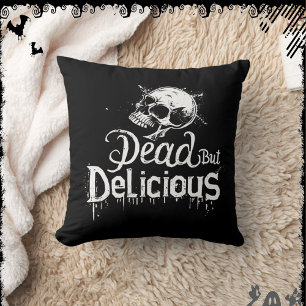 Cojín Decorativo Muerto Pero Delicioso   ExDiseñador   Halloween