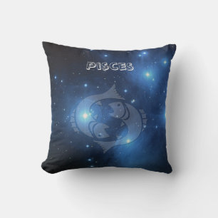 Cojín Decorativo Muestra Piscis del zodiaco