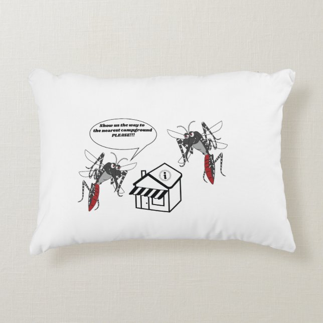 Cojín Decorativo Muéstranos al camping más cercano, por favor. (Anverso)