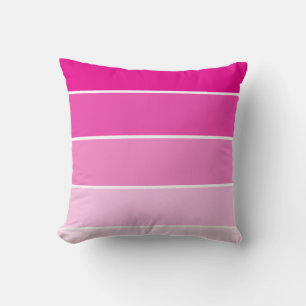 Cojín Decorativo Muestras de pintura rosa brillante