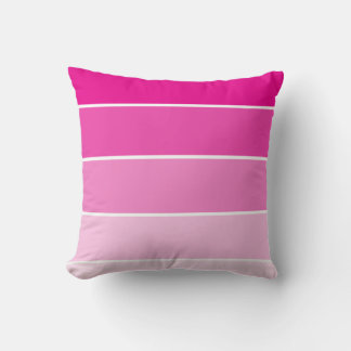 Cojín Decorativo Muestras de pintura rosa brillante