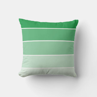 Cojín Decorativo Muestras de pintura verde brillante