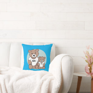 Cojín Decorativo Mug del Día de la Madre Personalizada - Regalo Per