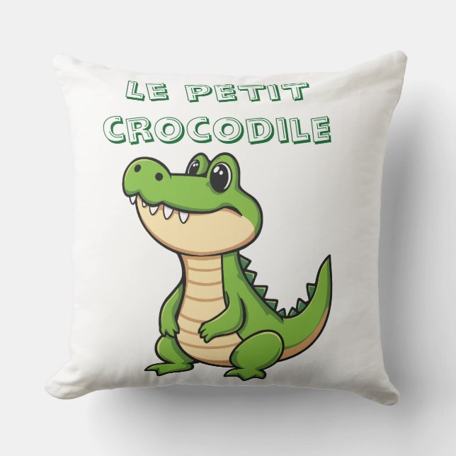 Cojín Decorativo Mug Le Petit crocodile  (Anverso)