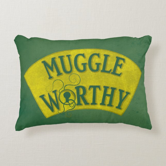 COJÍN DECORATIVO MUGGLE WORTHY™ (Anverso)