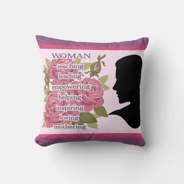 Cojín Decorativo Mujer (Anverso)