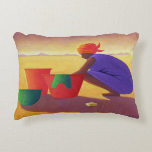 Cojín Decorativo Mujer 1999 de la lavadora