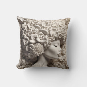 Cojín Decorativo Mujer afroamericana Reina negra Melanin Poppin