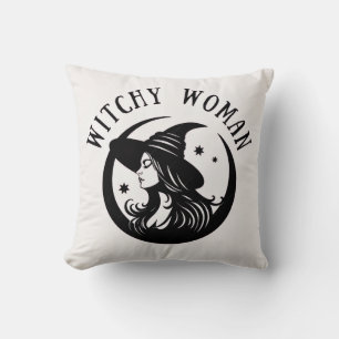 Cojín Decorativo Mujer Bruja 