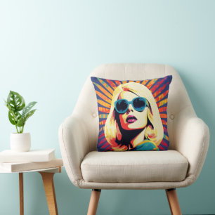 Cojín Decorativo Mujer colorida de Guay pop Art