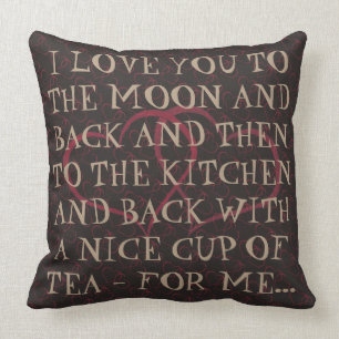 Cojín Decorativo Mujer diaria romántica divertida de la mujer de l