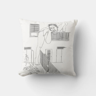 Cojín Decorativo Mujer en el camino de la guerra