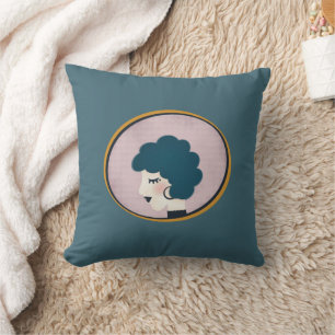 Cojín Decorativo Mujer en el espejo