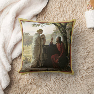 Cojín Decorativo Mujer en el pozo