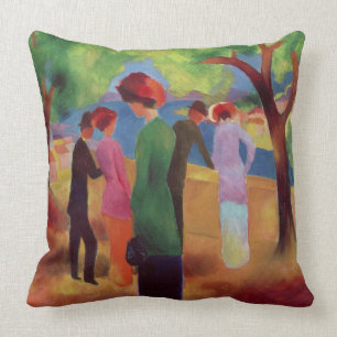 Cojín Decorativo Mujer en una chaqueta verde, 1913