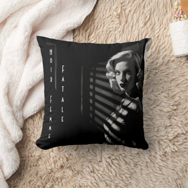 Cojín Decorativo Mujer Fatal Noir (Manta)
