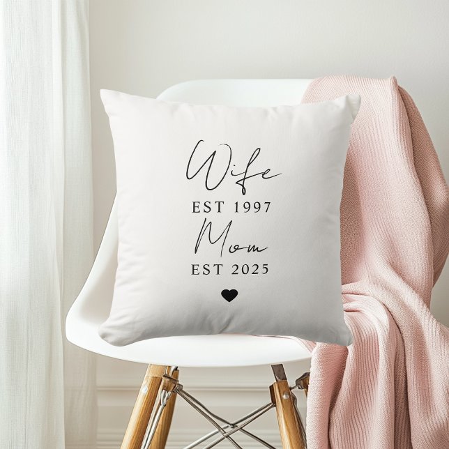 Cojín Decorativo Mujer Mamá EST 2025 | Regalo personalizado (Subido por el creador)