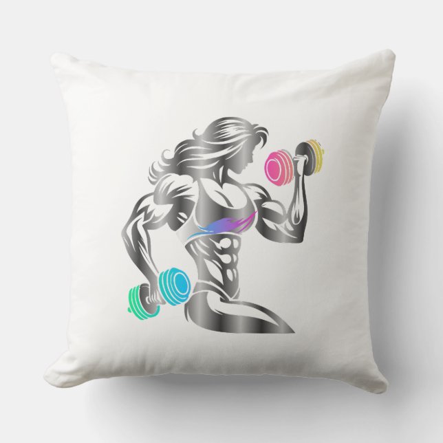 Cojín Decorativo Mujer poderosa (Anverso)