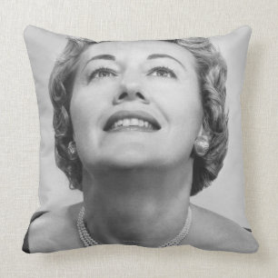 Cojín Decorativo Mujer que mira para arriba