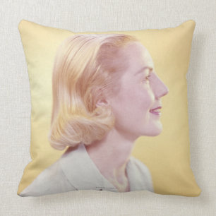 Cojín Decorativo Mujer rubia