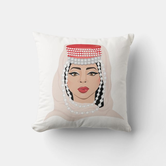 Cojín Decorativo Mujeres armenias: Un legado de amor y fuerza (Anverso)