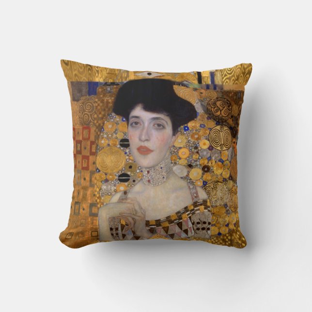 Cojín Decorativo Mujeres de Gustavo Klimt (Anverso)