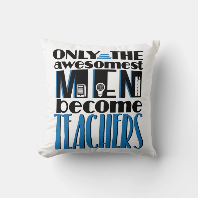Cojín Decorativo Mujeres de profesor Teacher Teaching Gift Men de (Anverso)