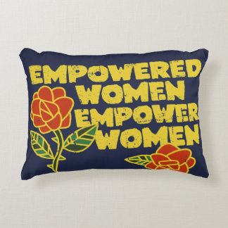 Cojín Decorativo Mujeres Empoderadas Vintage Empoderan a las Mujere
