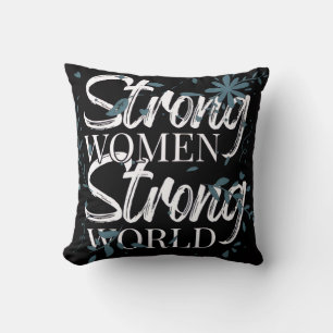 Cojín Decorativo Mujeres Fuertes, Mundo Inspirador
