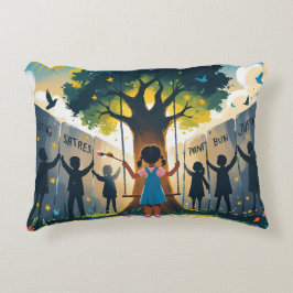 Cojín Decorativo mujeres llegging cubiertas sueños de niños