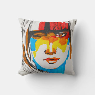 Cojín Decorativo Mujeres Rebeldes Abstractas