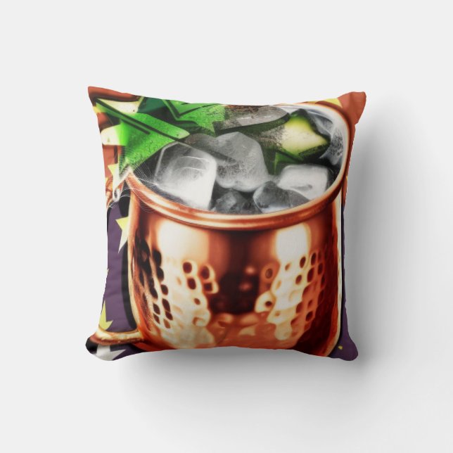 Cojín Decorativo Mula de Moscú (Anverso)