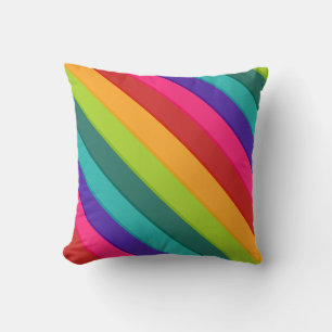 Cojín Decorativo Multicolor Estriado