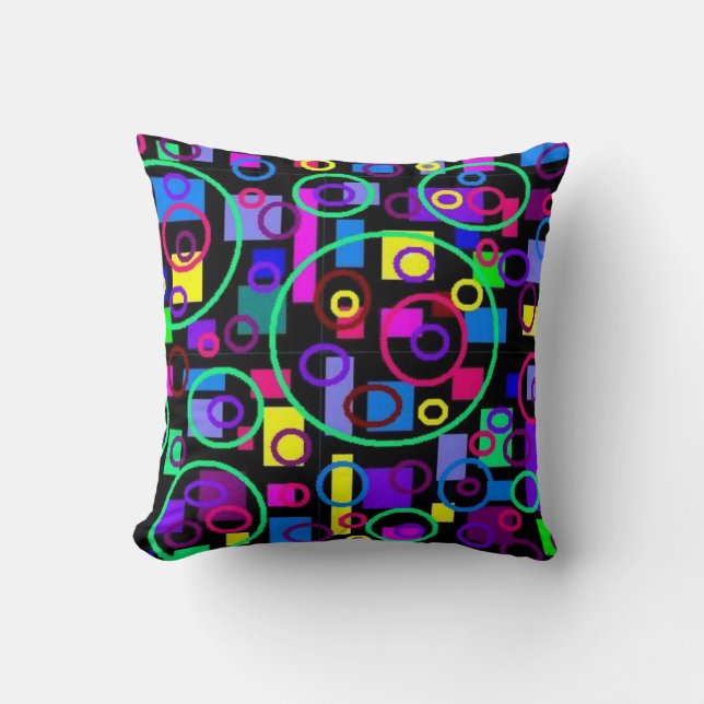 Cojín Decorativo Multicolors American MoJo Pillows (Anverso)
