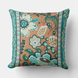 Cojín Decorativo Múltiples patrones, Verde azulados, verdes, oxidad