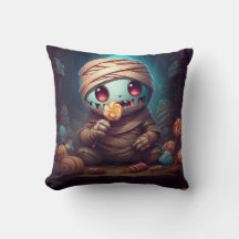 Mummy comiendo dulces