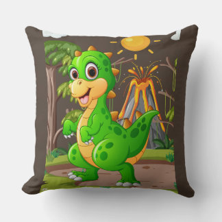 COJÍN DECORATIVO MUNDO DE DINOSAURIOS PREHISTÓRICOS