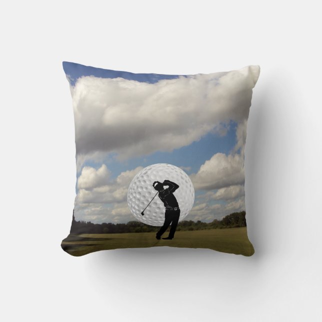 Cojín Decorativo Mundo del golf (Anverso)