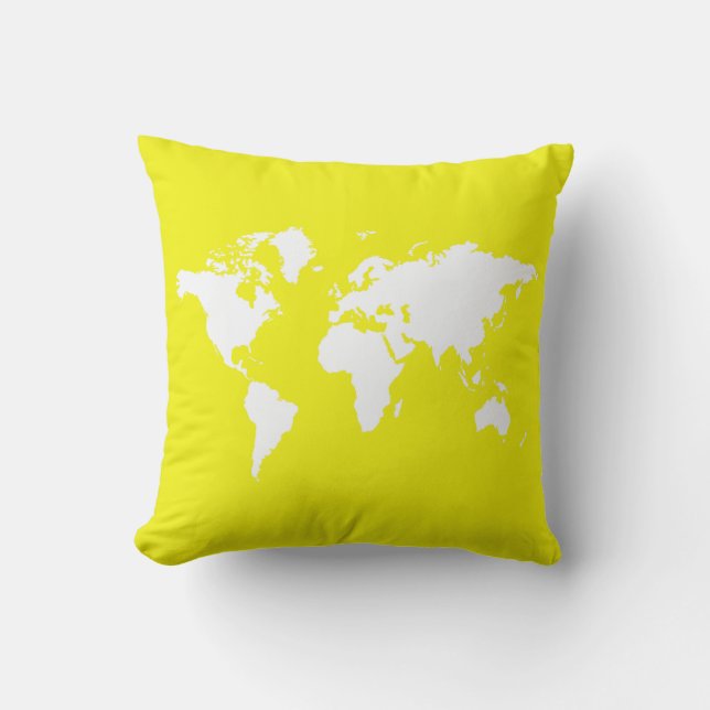 Cojín Decorativo Mundo elegante del limón (Anverso)