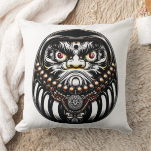 Cojín Decorativo Muñeca Daruma Arte Japonés